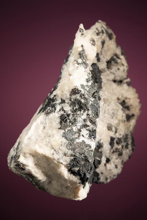 POLYBASITE with SILVER on QUARTZ