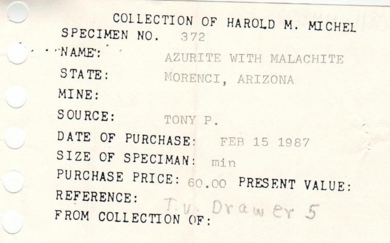 AZURITE with MALACHITE