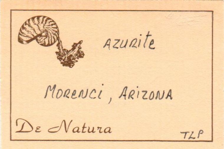 AZURITE with MALACHITE