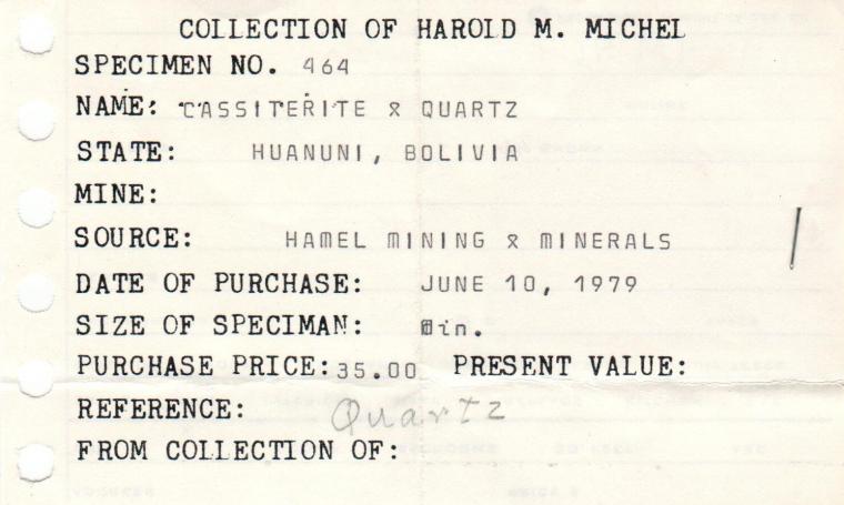 QUARTZ with PYRITE on CASSITERITE