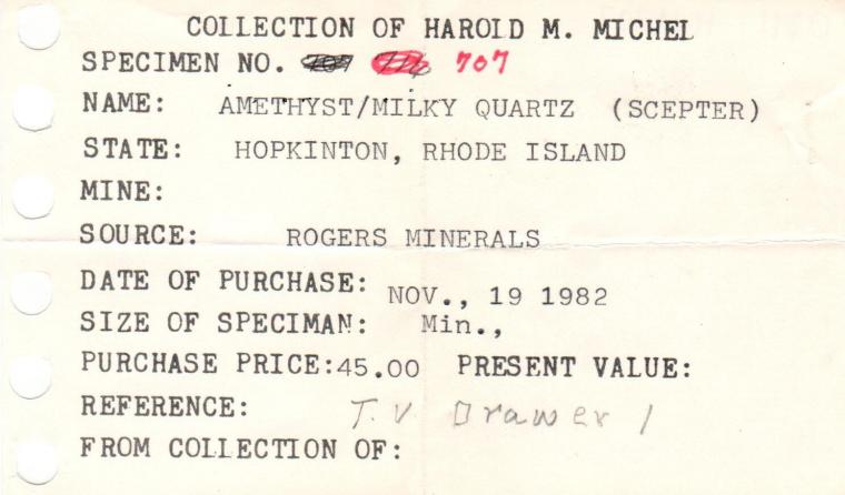 QUARTZ var. Amethyst