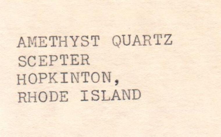 QUARTZ var. Amethyst