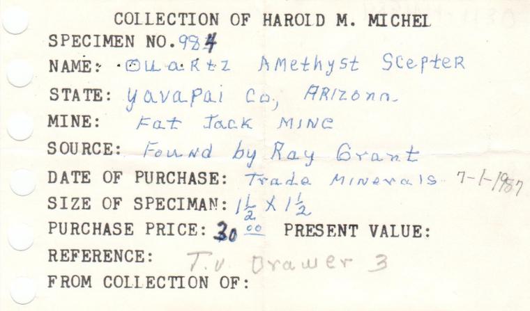 QUARTZ var. Amethyst