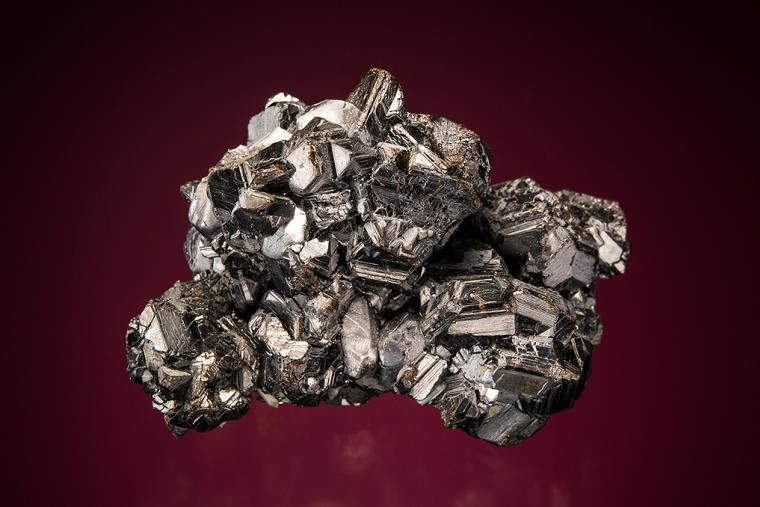 SPHALERITE with GALENA on ANDRADITE