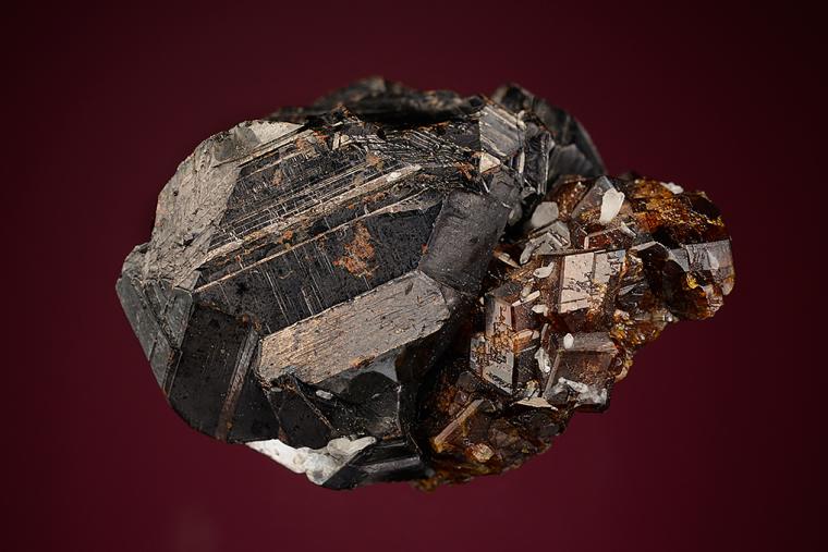 SPHALERITE on ANDRADITE