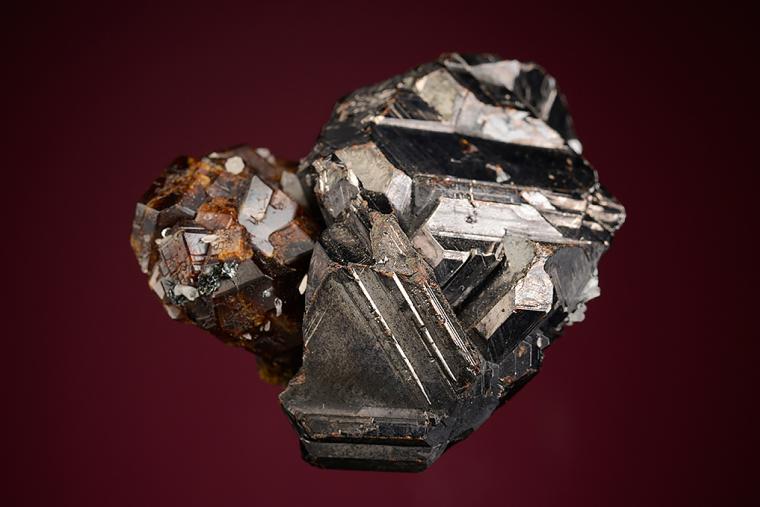 SPHALERITE on ANDRADITE