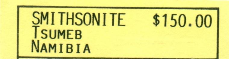 SMITHSONITE with CERUSSITE