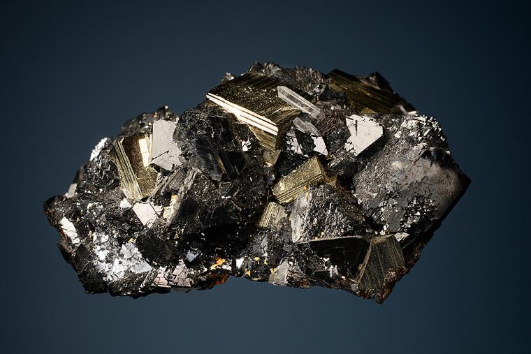 SPHALERITE with PYRITE and QUARTZ