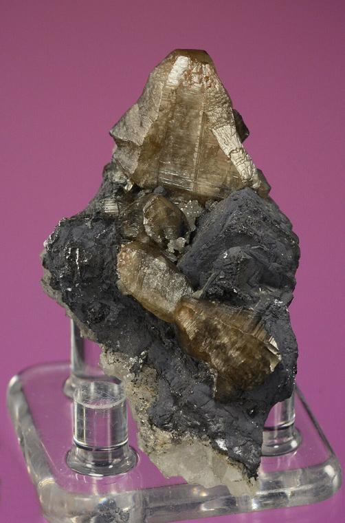 CERUSSITE on GALENA