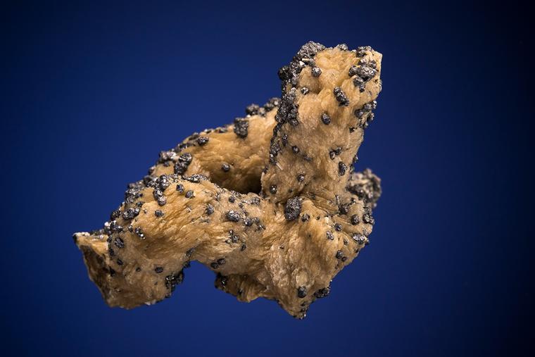 GALENA on SIDERITE
