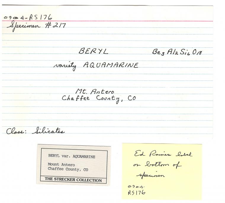 BERYL var. Aquamarine