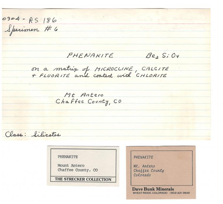 PHENAKITE with MICROCLINE
