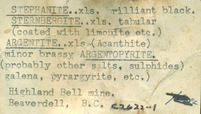 STEPHANITE with STERNBERGITE