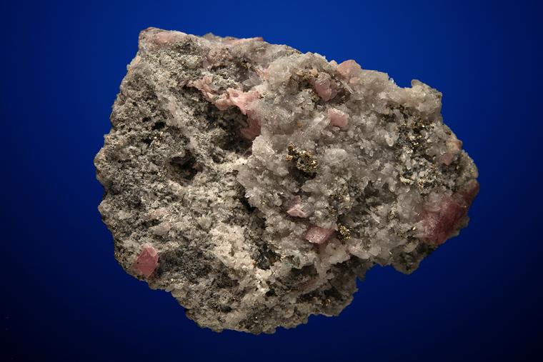 RHODOCHROSITE with PYRITE