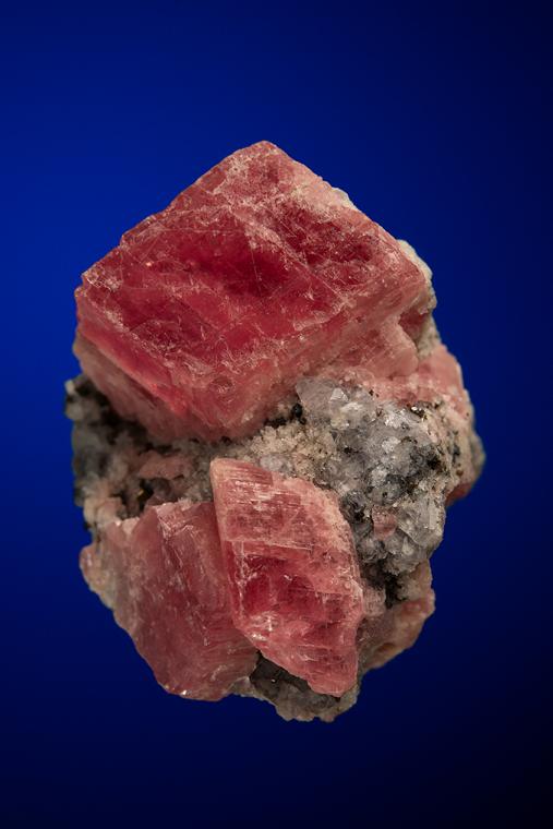 RHODOCHROSITE with FLUORITE
