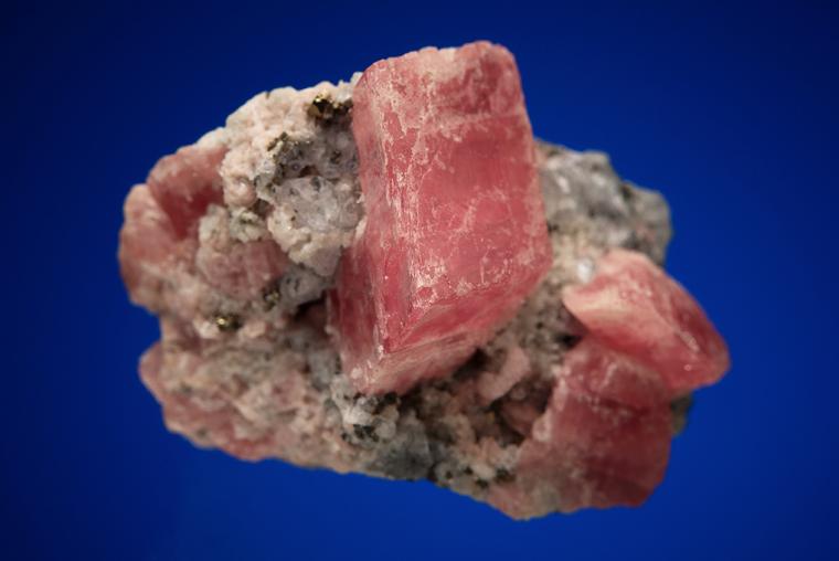 RHODOCHROSITE with FLUORITE