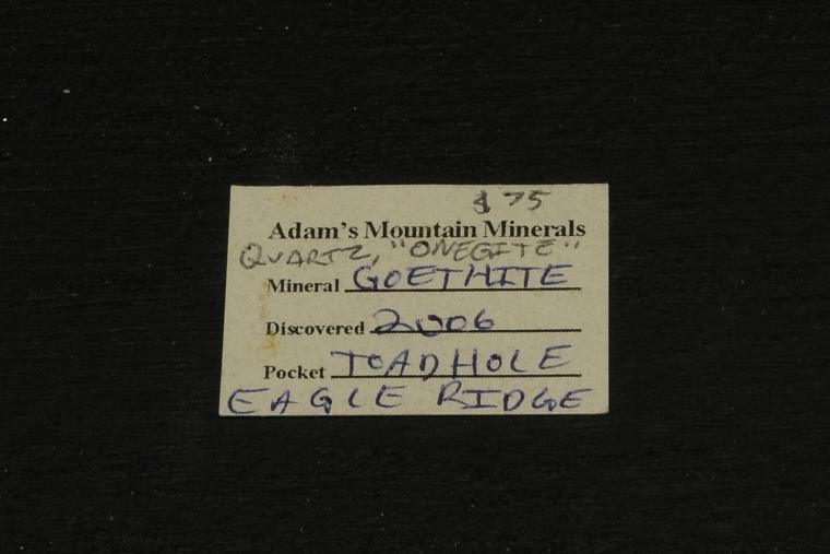 QUARTZ var. Onegite with GOETHITE (repaired)