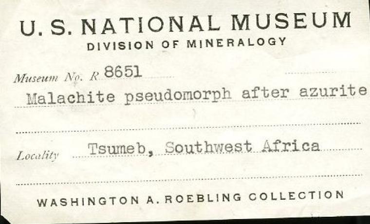 MALACHITE after AZURITE on SMITHSONITE