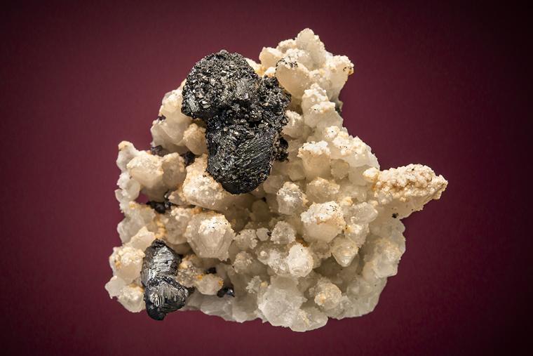 PYRARGYRITE on QUARTZ