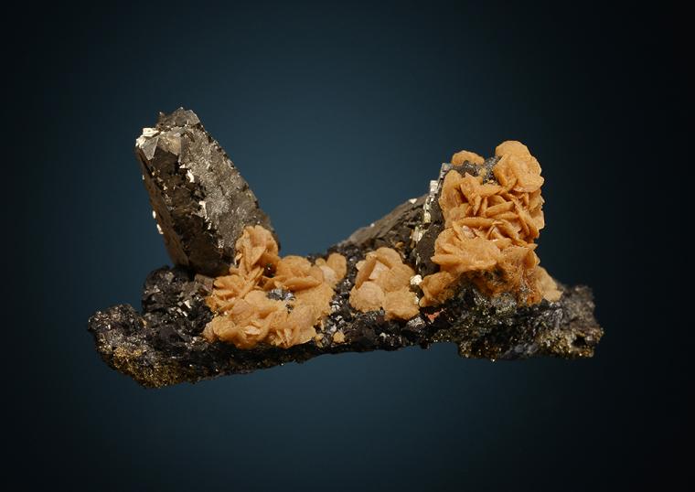 ARSENOPYRITE after PYRRHOTITE with SPHALERITE and SIDERITE