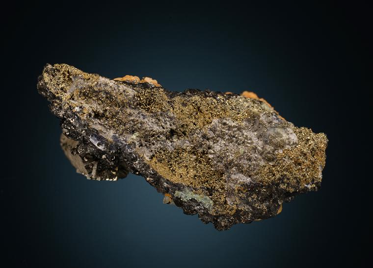 ARSENOPYRITE after PYRRHOTITE with SPHALERITE and SIDERITE