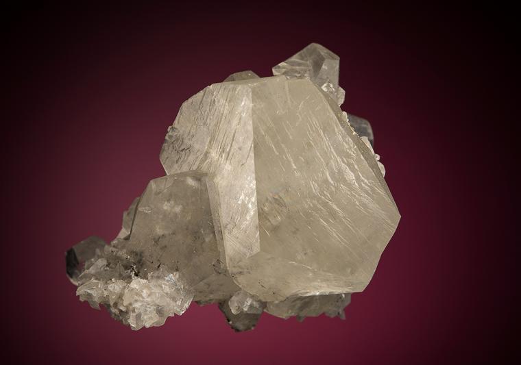 CALCITE with PALYGORSKITE