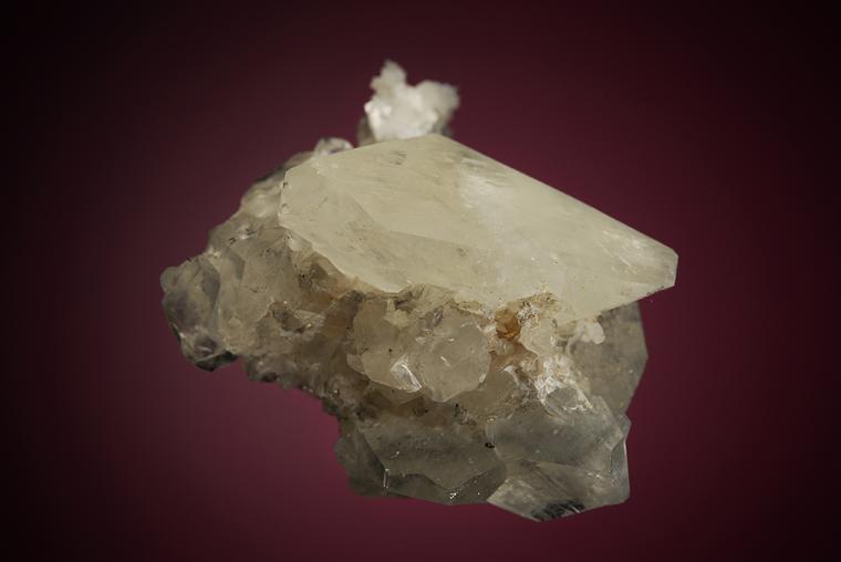 CALCITE with PALYGORSKITE