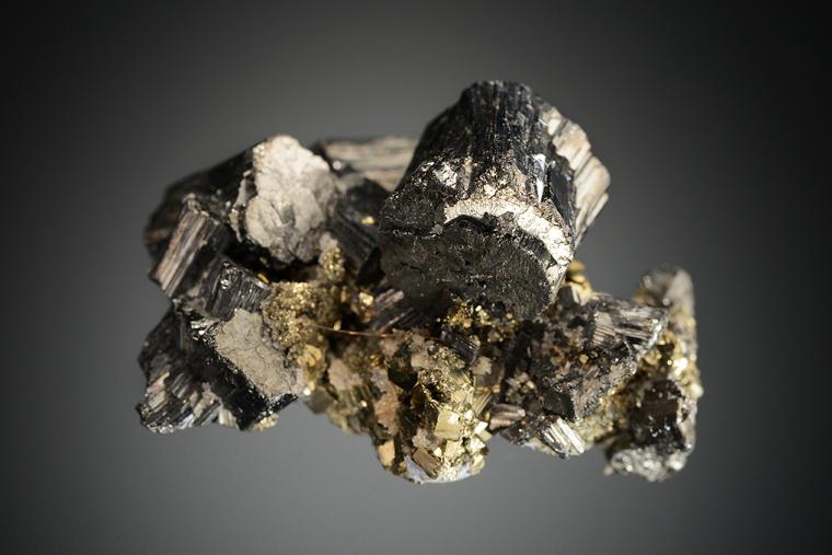 BOURNONITE on PYRITE