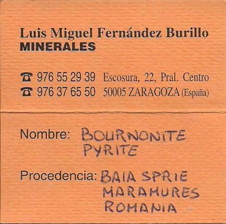 BOURNONITE on PYRITE