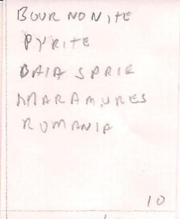 BOURNONITE on PYRITE