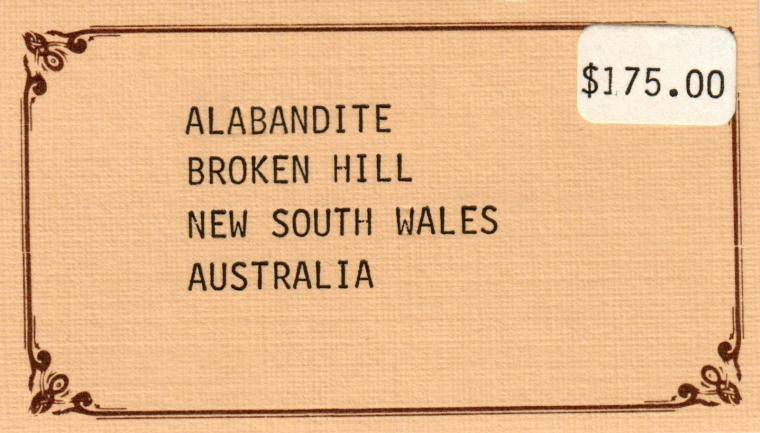 ALABANDITE (repaired)