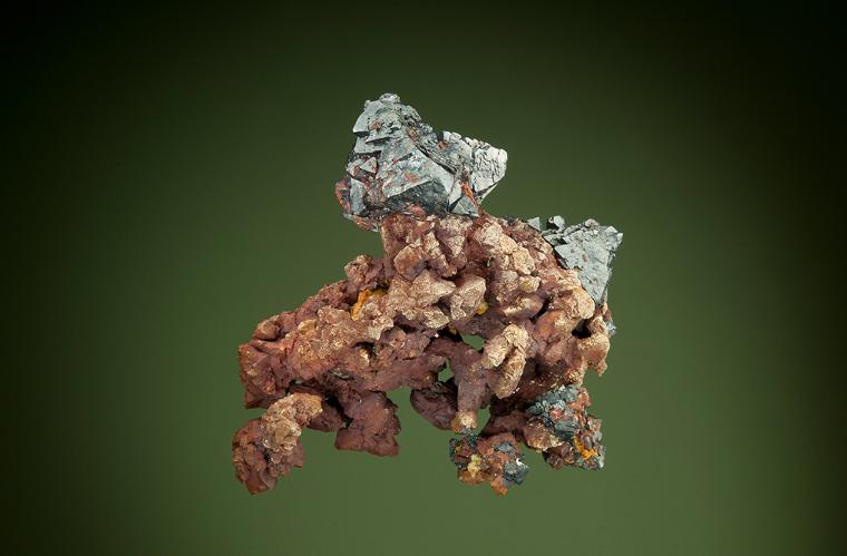 CUPRITE with SILVER on COPPER