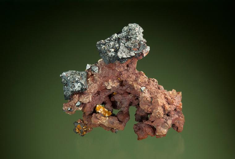 CUPRITE with SILVER on COPPER