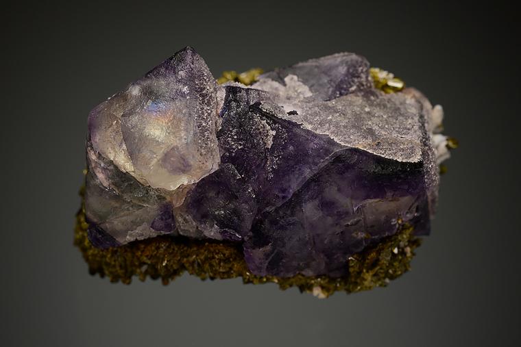 FLUORITE with EPIDOTE