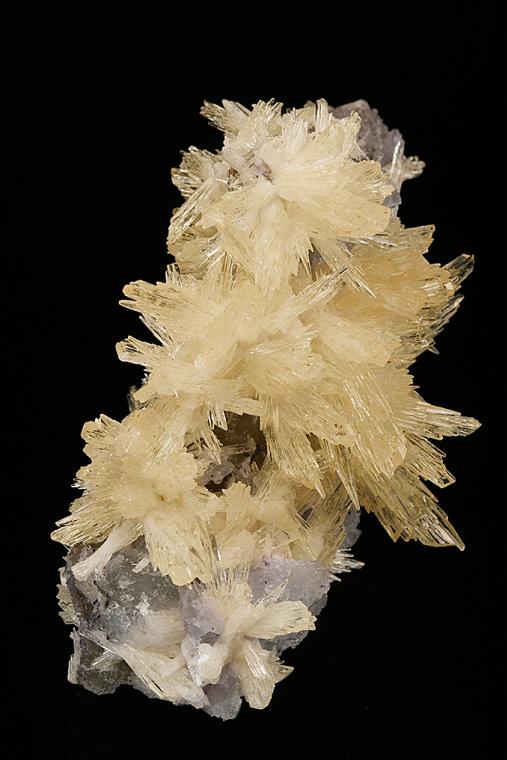 CALCITE on FLUORITE