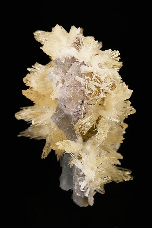 CALCITE on FLUORITE