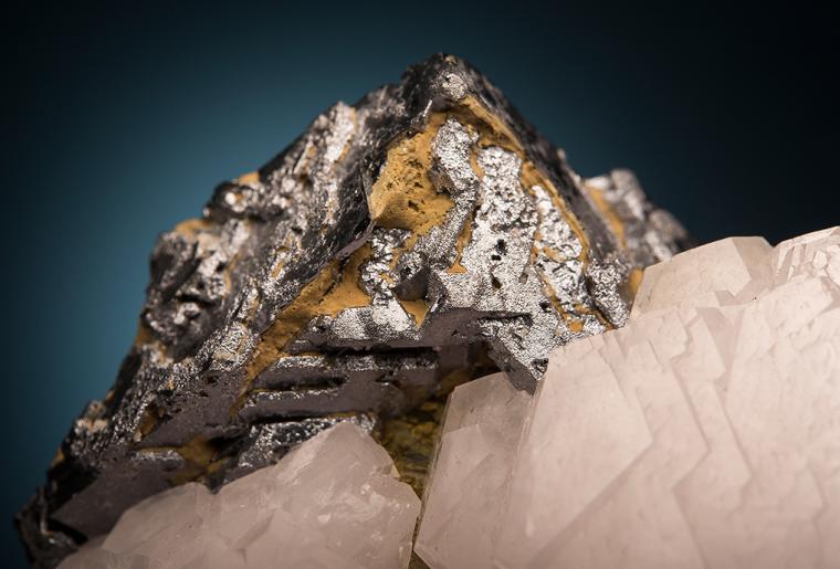 CALCITE on GALENA