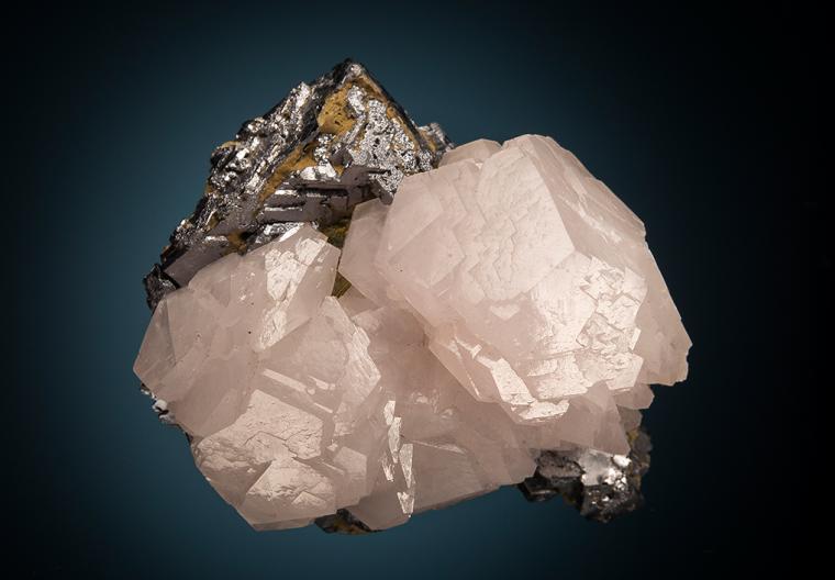 CALCITE on GALENA