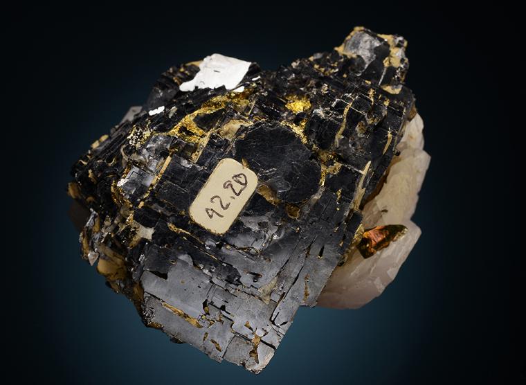 CALCITE on GALENA