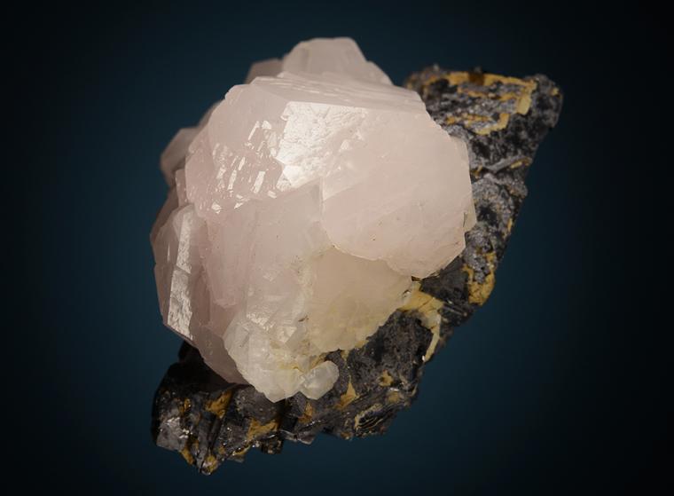 CALCITE on GALENA