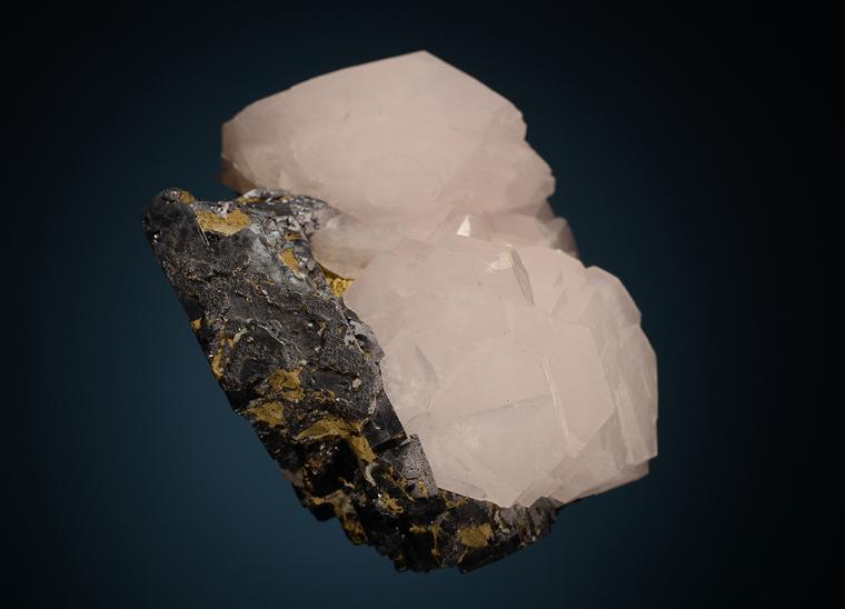 CALCITE on GALENA