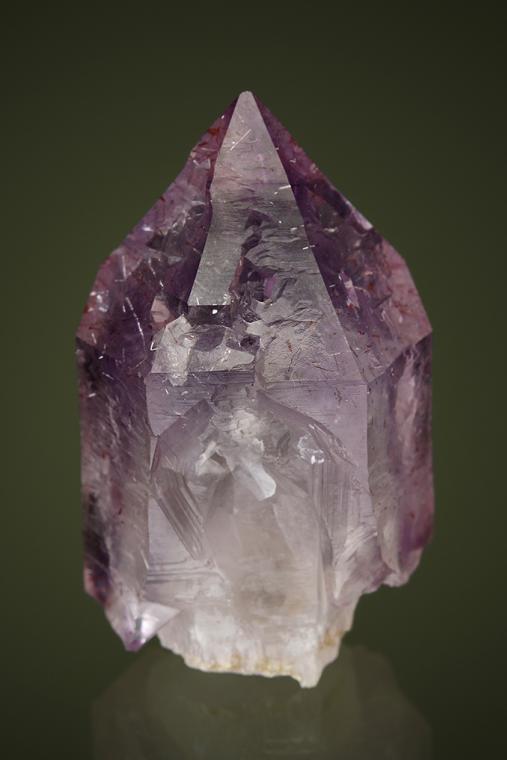 QUARTZ var. Amethyst with HEMATITE (?) Inclusions