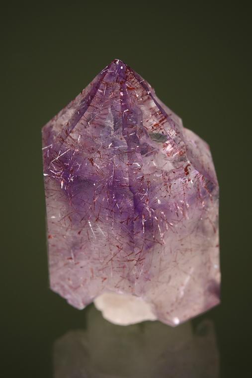QUARTZ var. Amethyst with HEMATITE (?) Inclusions