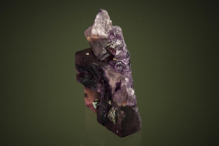 FLUORITE with CHALCOPYRITE