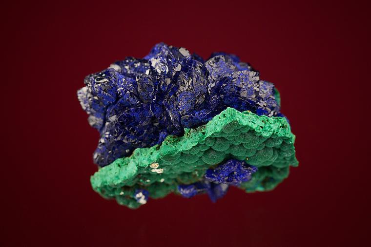 AZURITE on MALACHITE