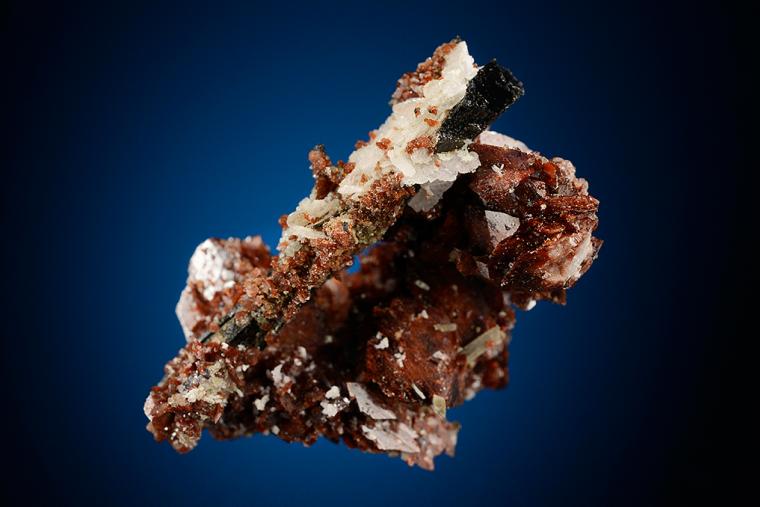 RHODOCHROSITE with AEGIRINE, ALBITE and ELPIDITE