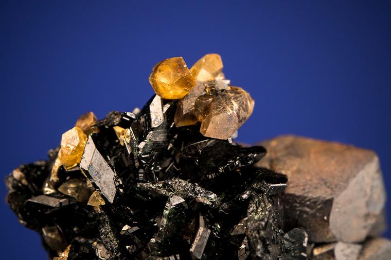 SIDERITE with KULANITE and AUGELITE