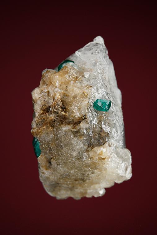 DIOPTASE with CALCITE