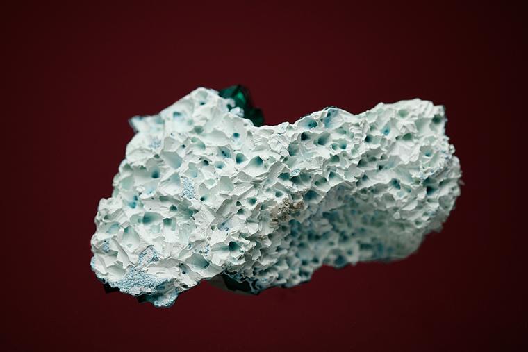 DIOPTASE on PLANCHEITE