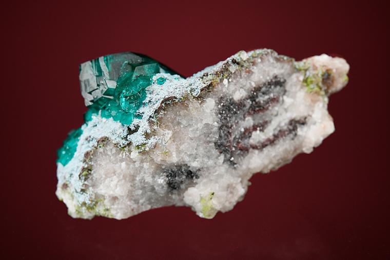 DIOPTASE with PLANCHEITE